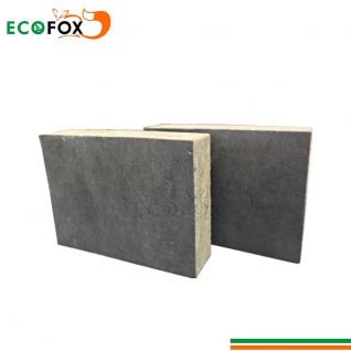 ECOFOX Black Mat With Non-woven Fibreglass Rock Wool Board